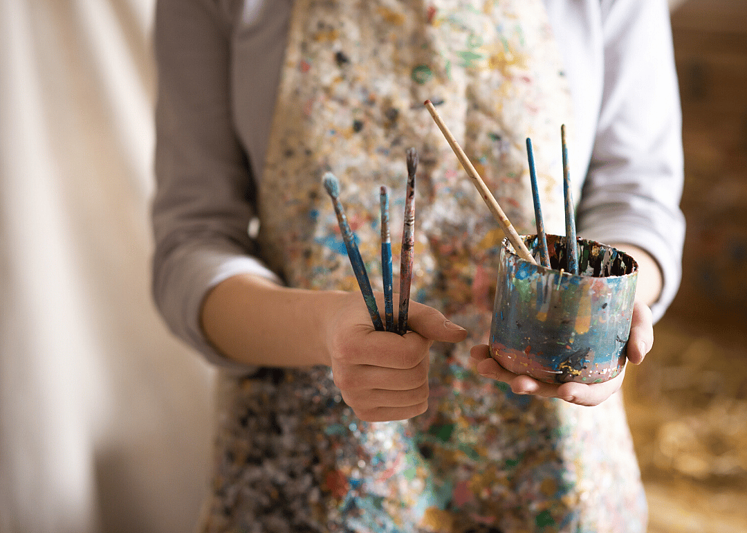 #25. Fine artists, including painters, sculptors, and illustrators