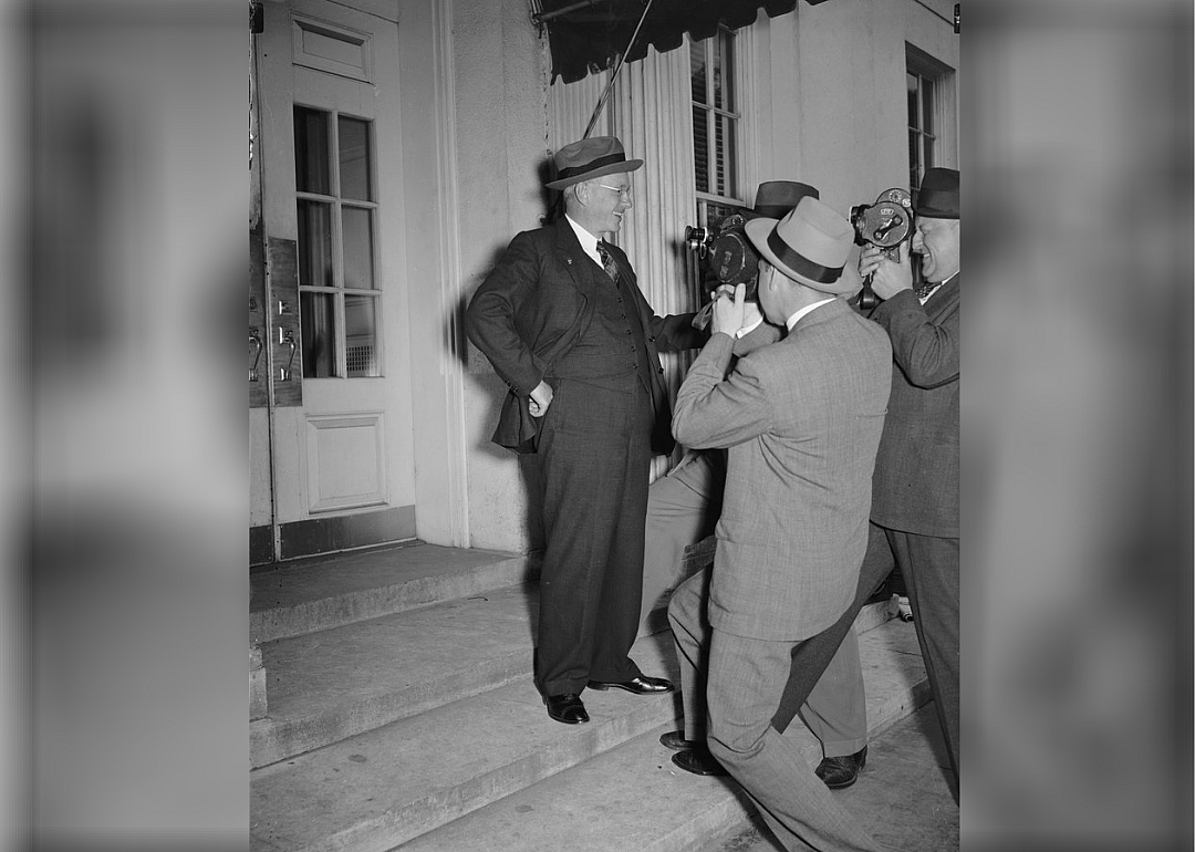 1936: Alf Landon runs against FDR