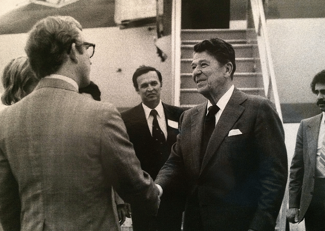1976: Ronald Reagan concedes his presidential nomination