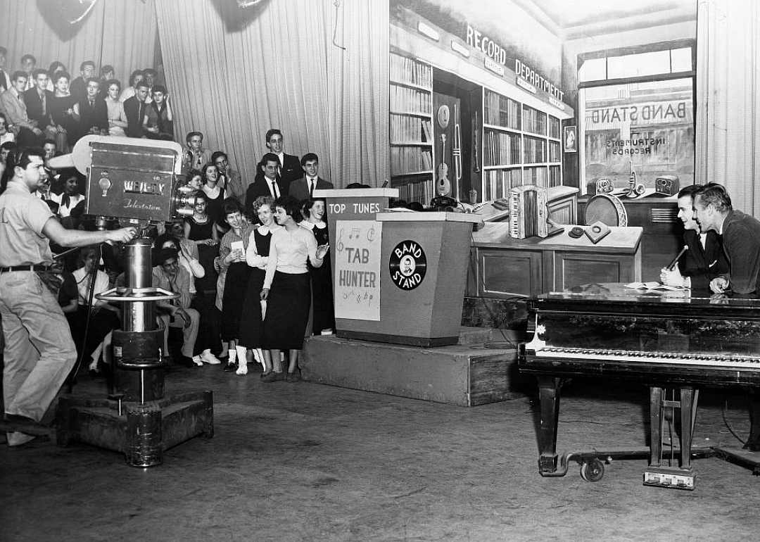 Dick Clark takes over Bandstand