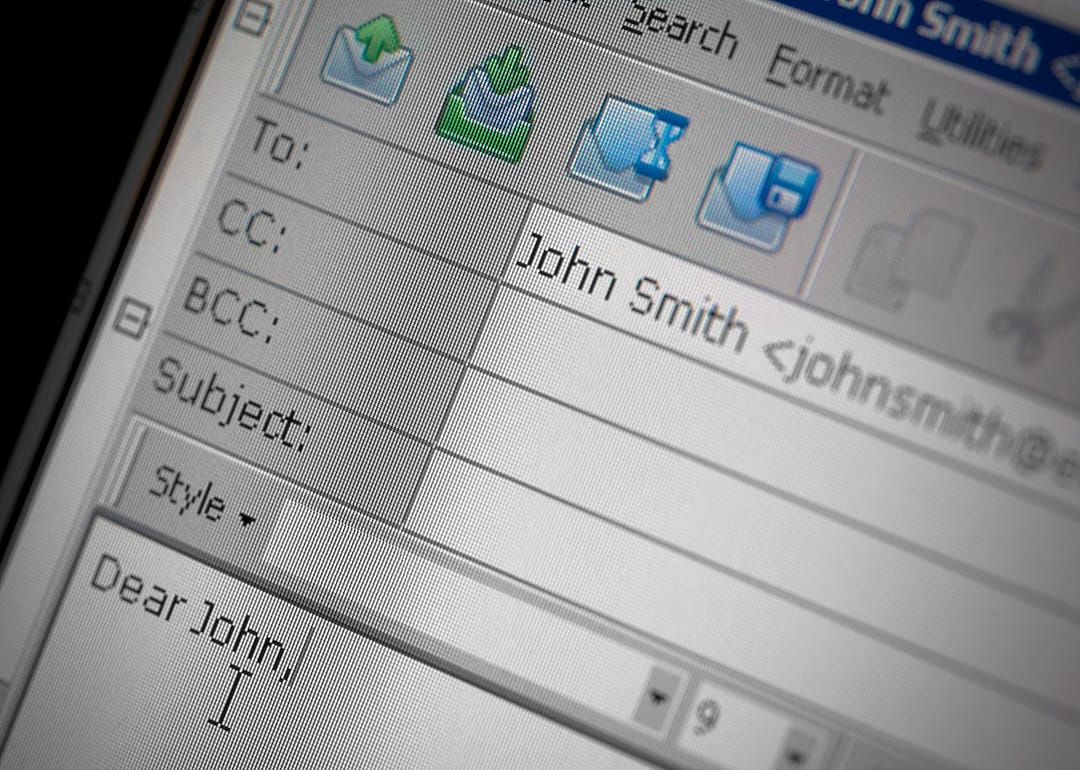 An email from a person named John Smith.