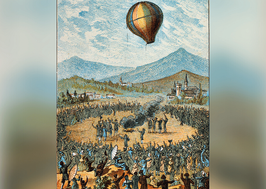 1783: First human flight 