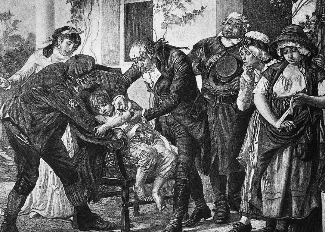 1796: First vaccine created