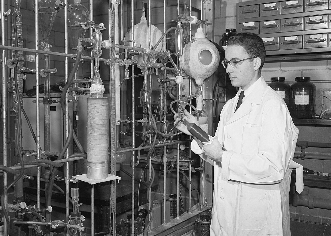 1953: First lab-created amino acids
