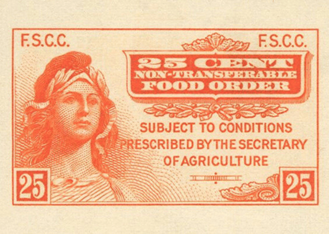 1964: Food Stamp Program becomes permanent