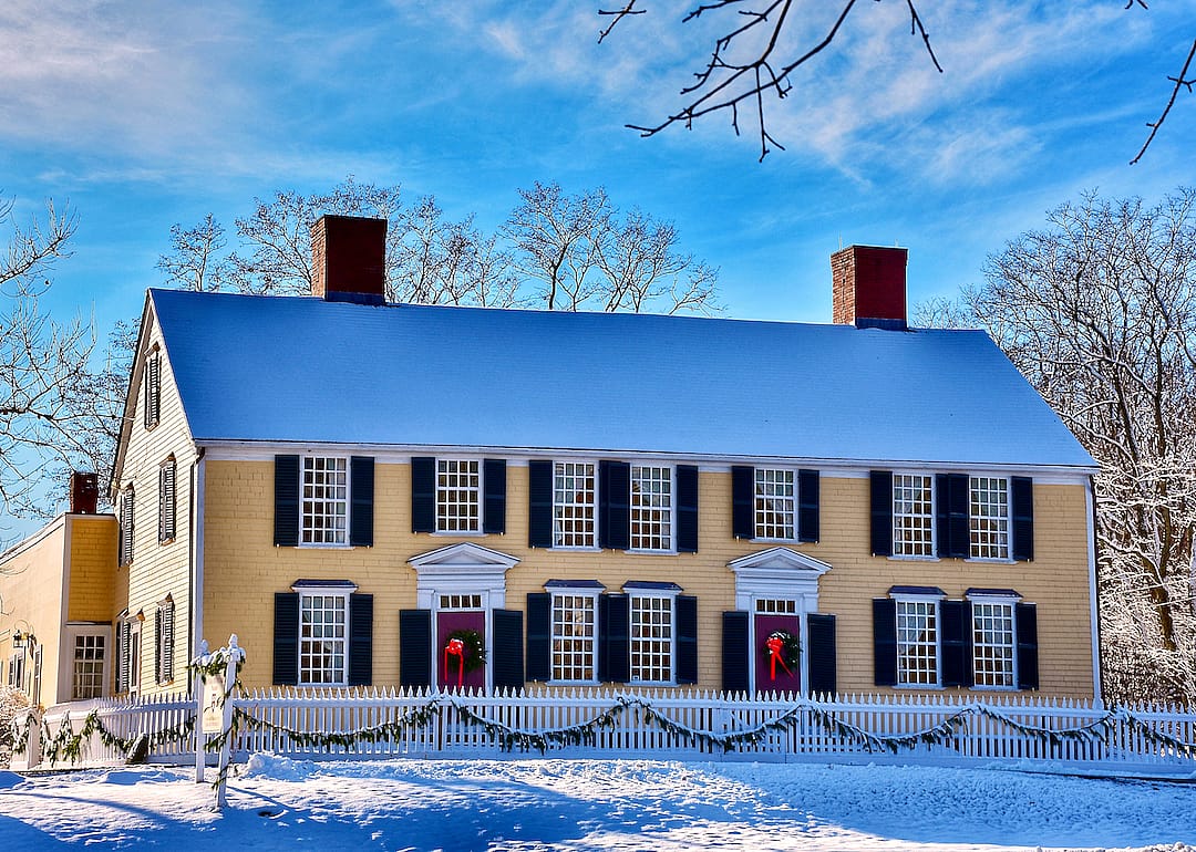 Historic Artemas Ward House in Shrewsbury.