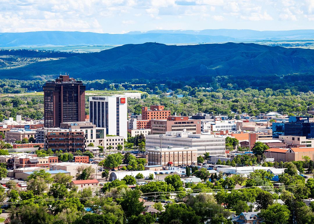 An aerial view of Billings.