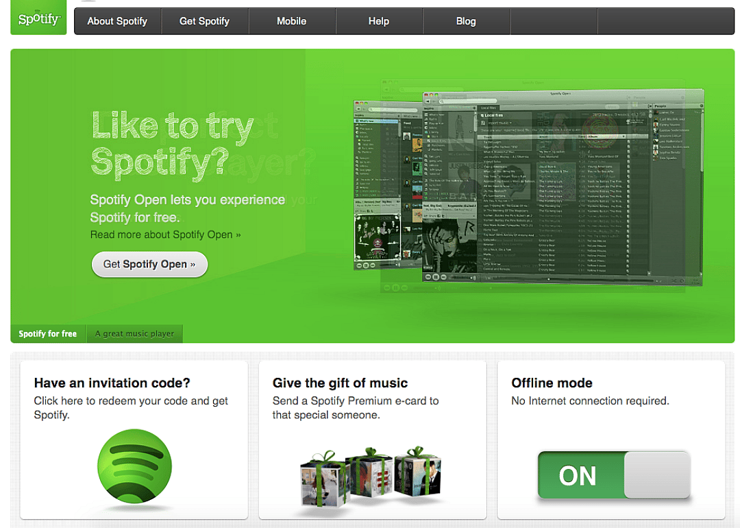 Spotify.com (2010)
