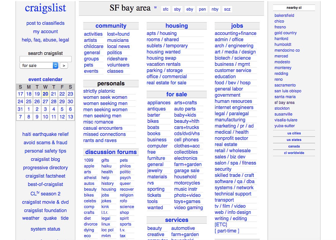 Craigslist.org (2010)