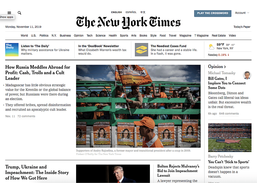 NYTimes.com (2019)