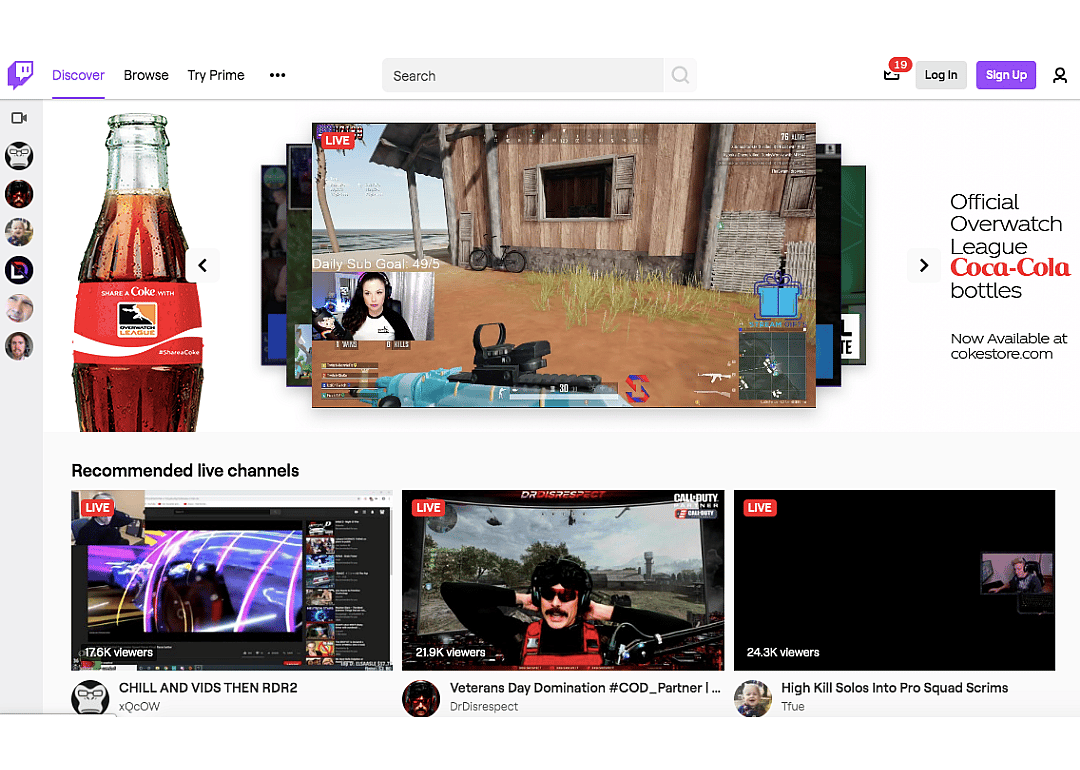 Twitch.tv (2019)