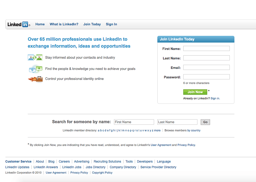LinkedIn.com (2010)