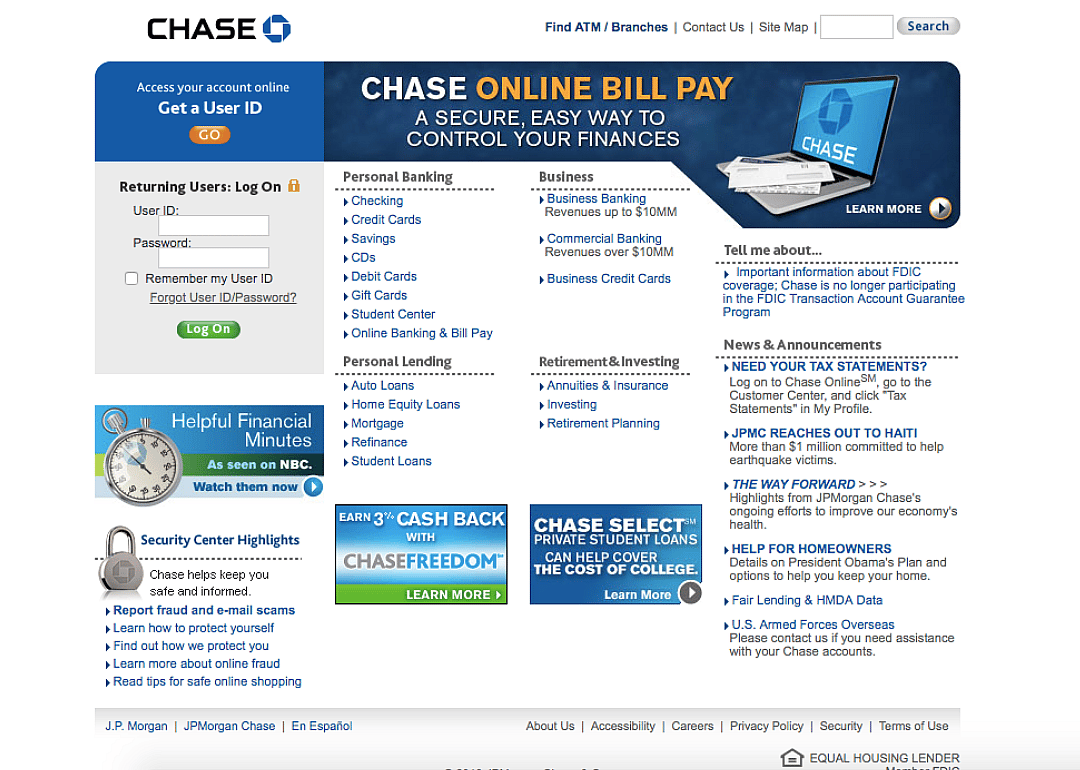 Chase.com (2010)