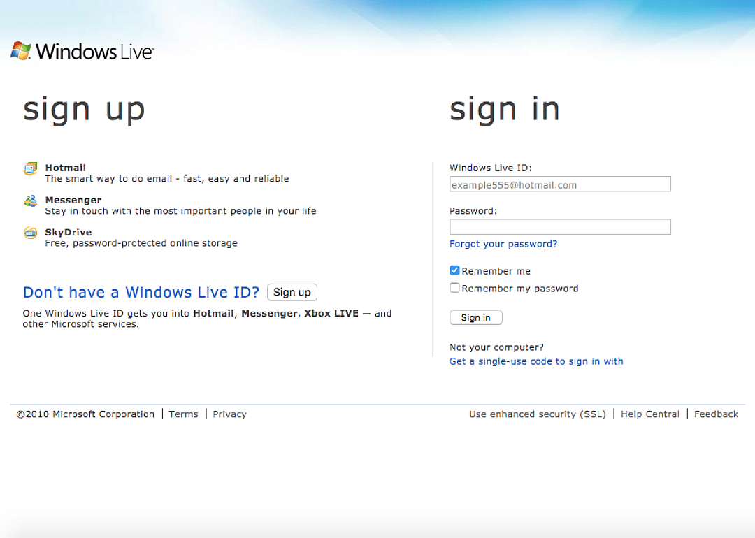 Live.com (2010)