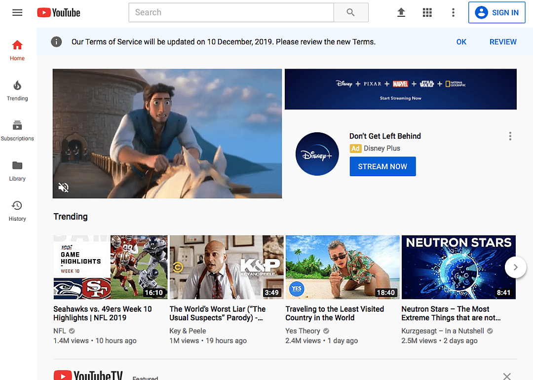 YouTube.com (2019)
