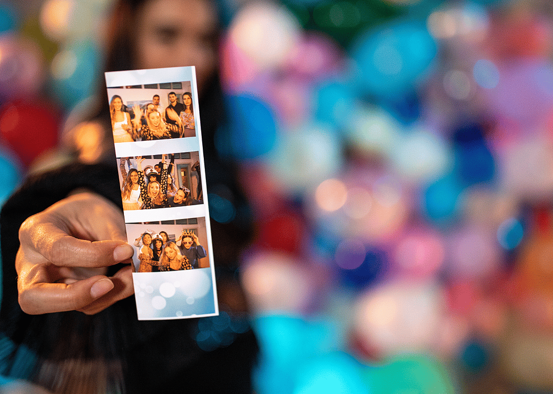 Photos from a photo booth.