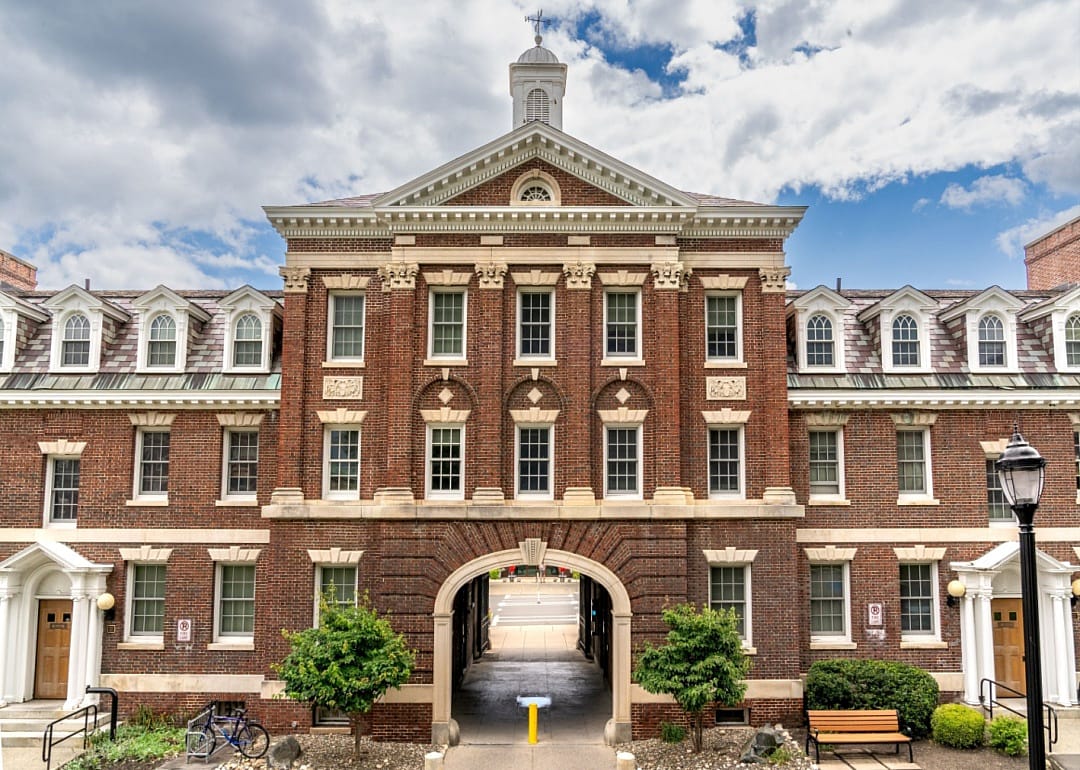 Historic dormitories at Rensselaer.