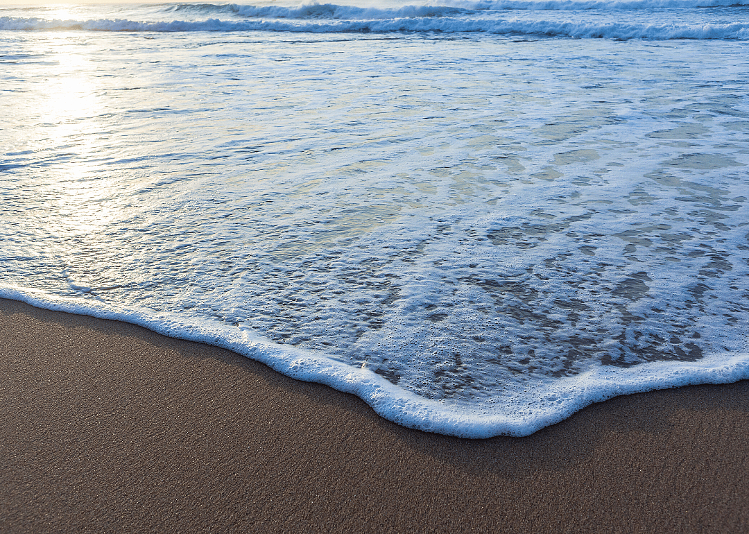 Tides caused by the moon