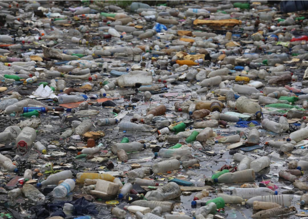 Use of nonrecyclable plastic