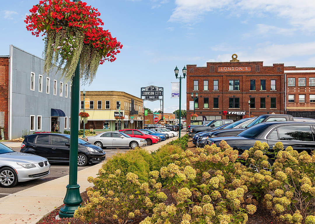 A scene from downtown Johnson City.