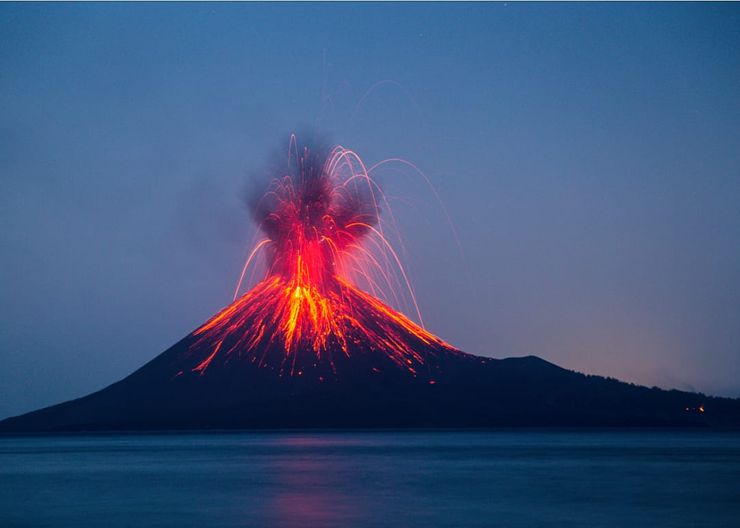 Volcanic eruption