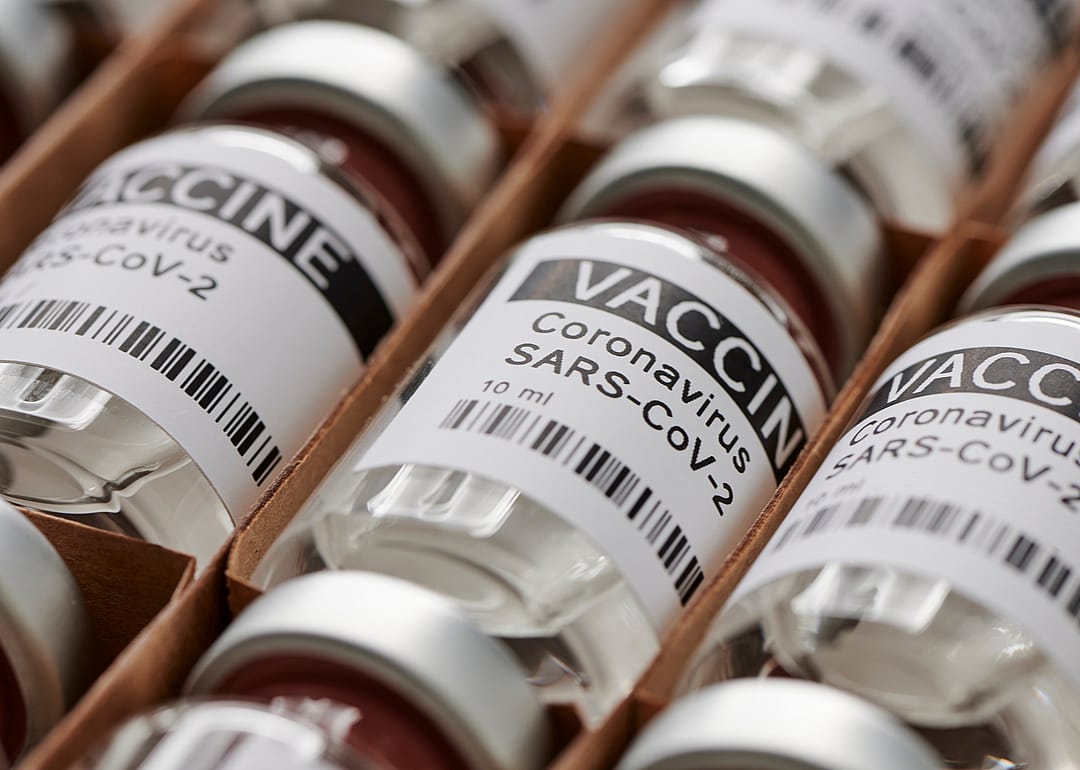 How far apart are the first and second doses?