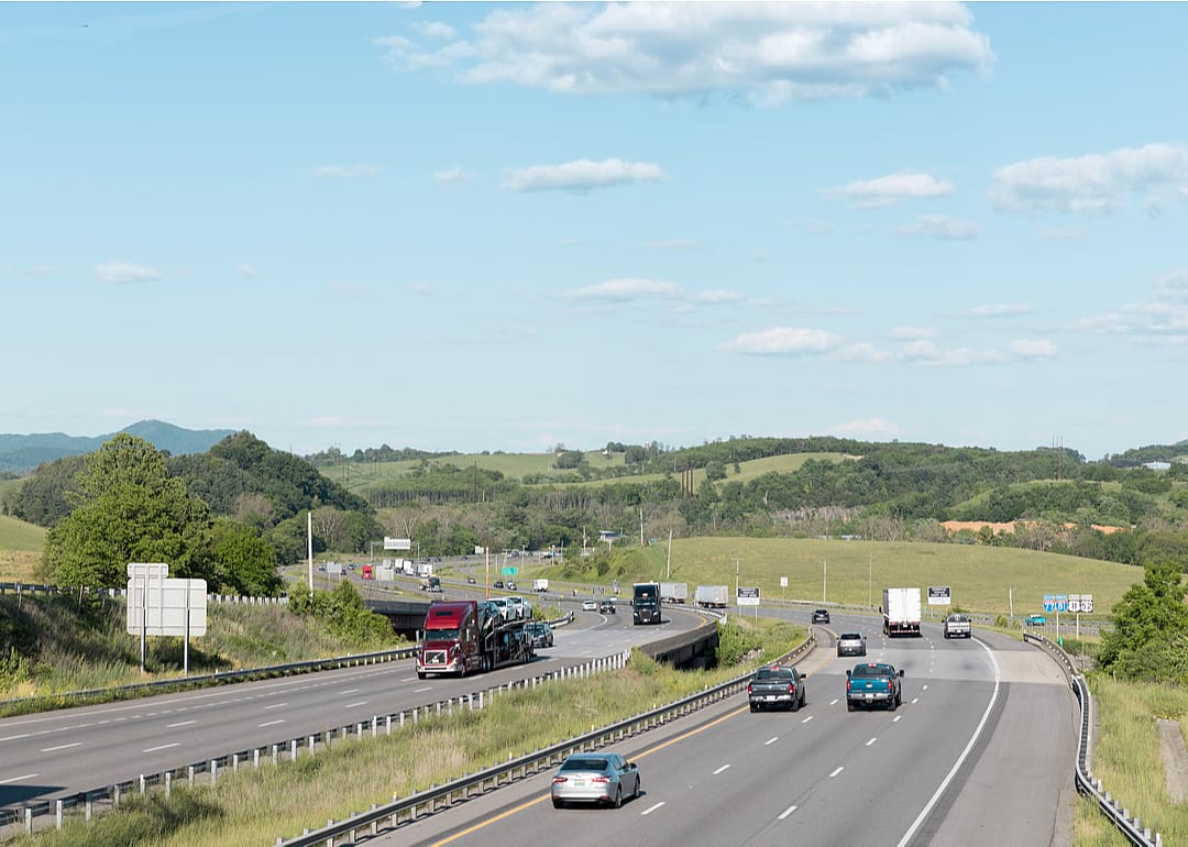 Interstate 77/81 in southwest Virgina