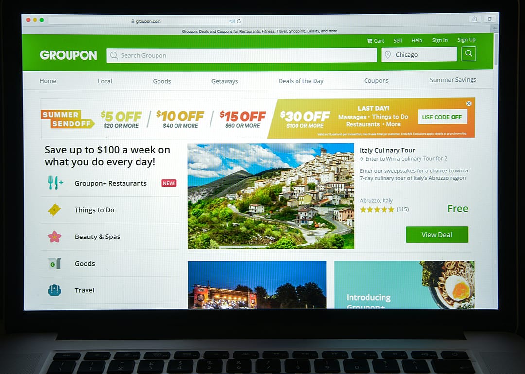 2008: Groupon makes its debut