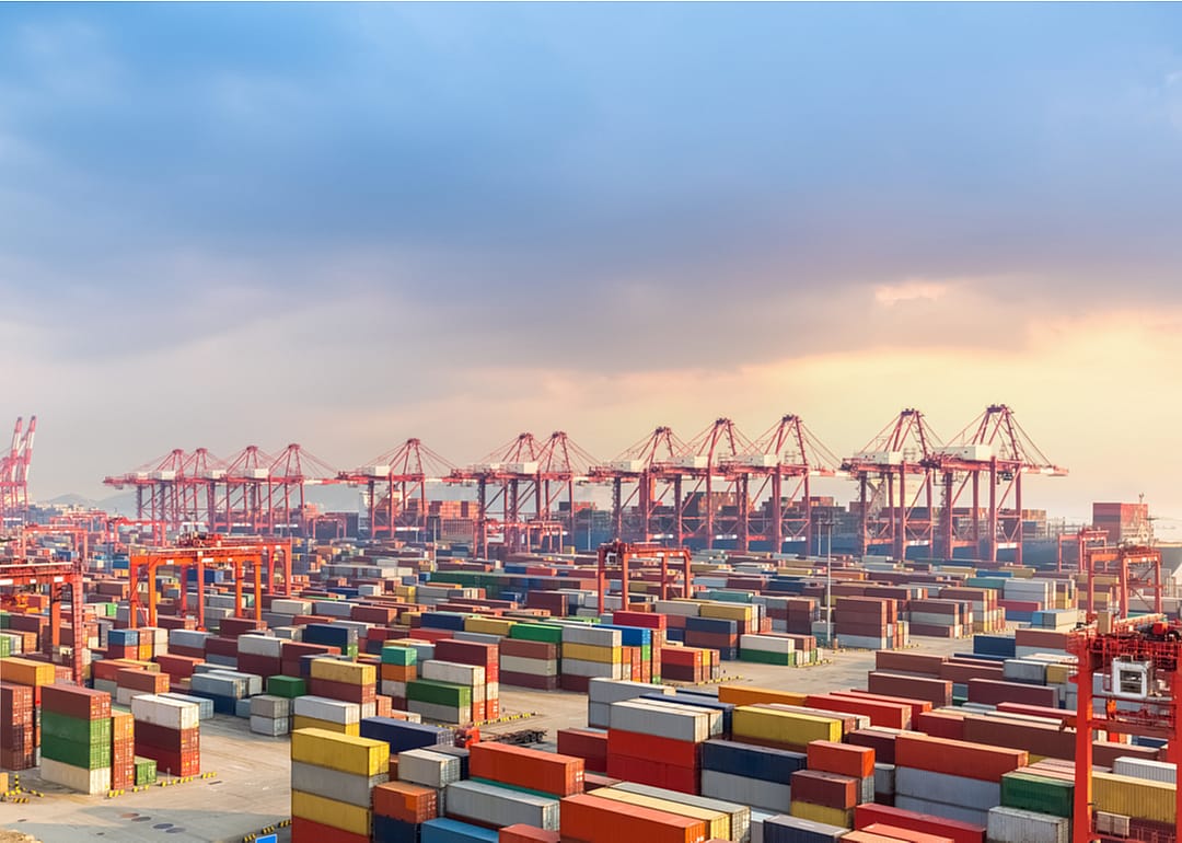 Clogged shipping ports