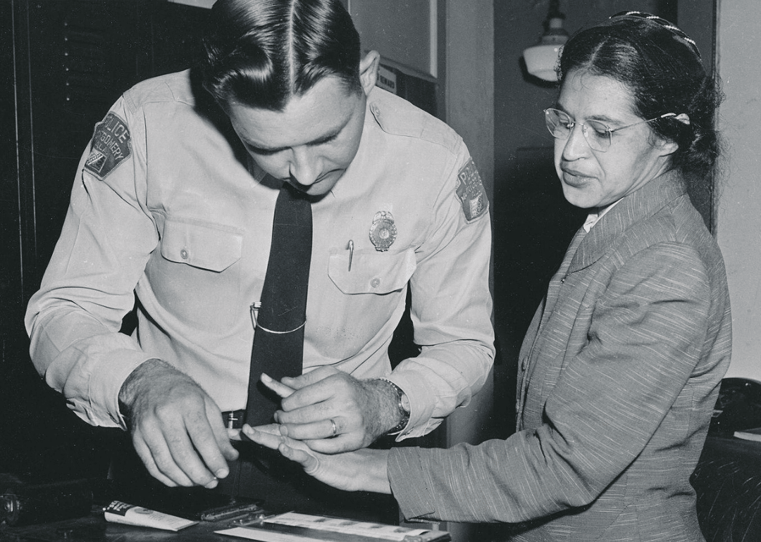 1955: Rosa Parks sparks Montgomery Bus Boycott