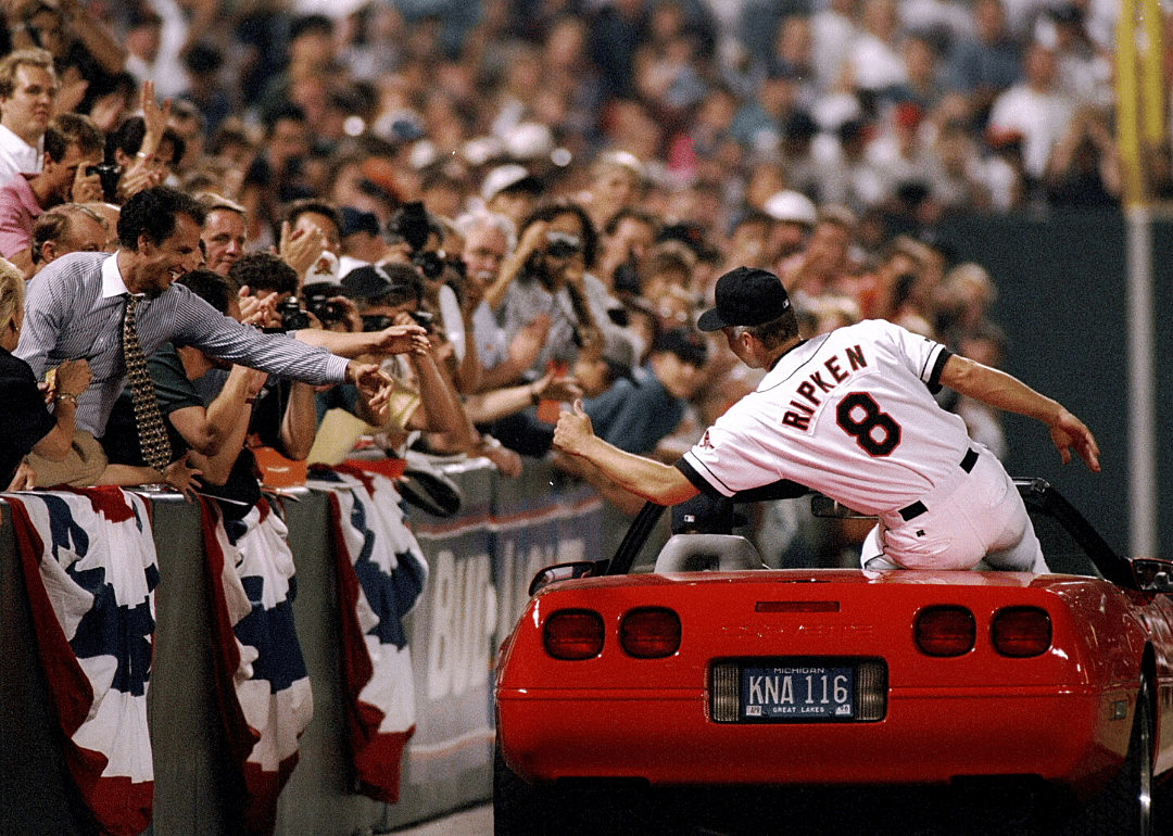 1995: Cal Ripken Jr.'s consecutive-game streak