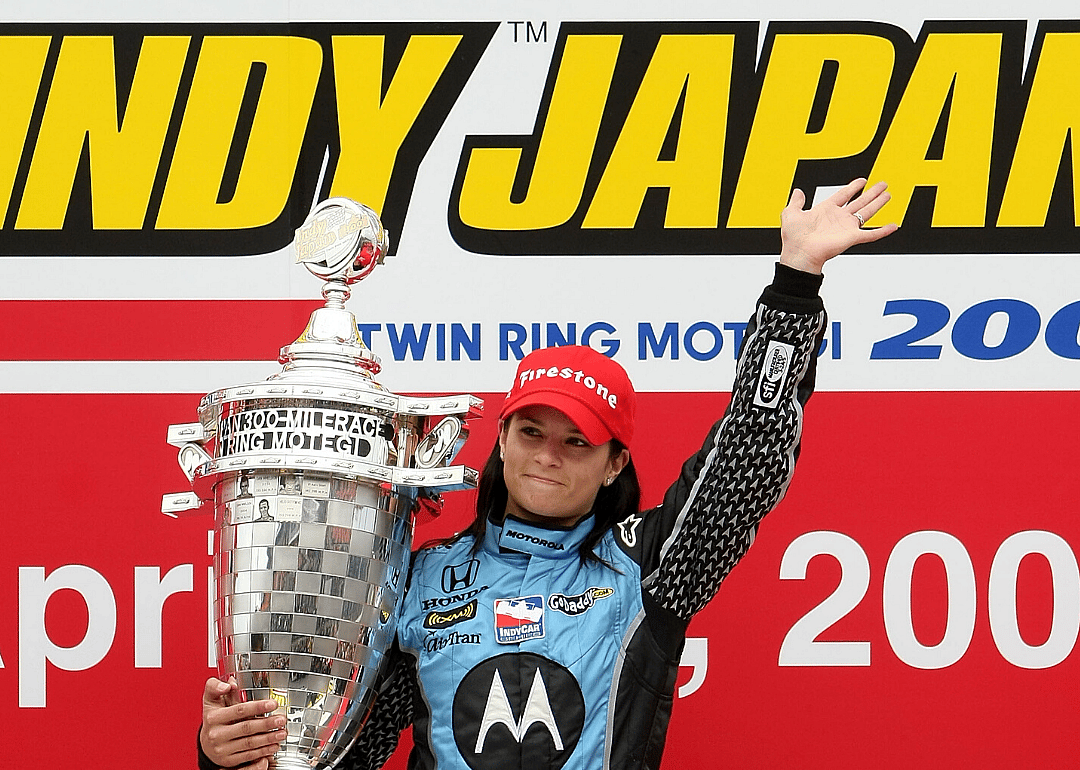 2008: Danica Patrick wins Indy Japan 300