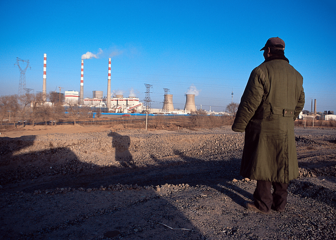 Overall emissions in China dropped by 24%