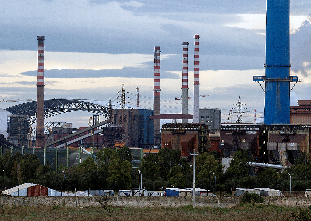 Overall emissions in Italy dropped by 28%