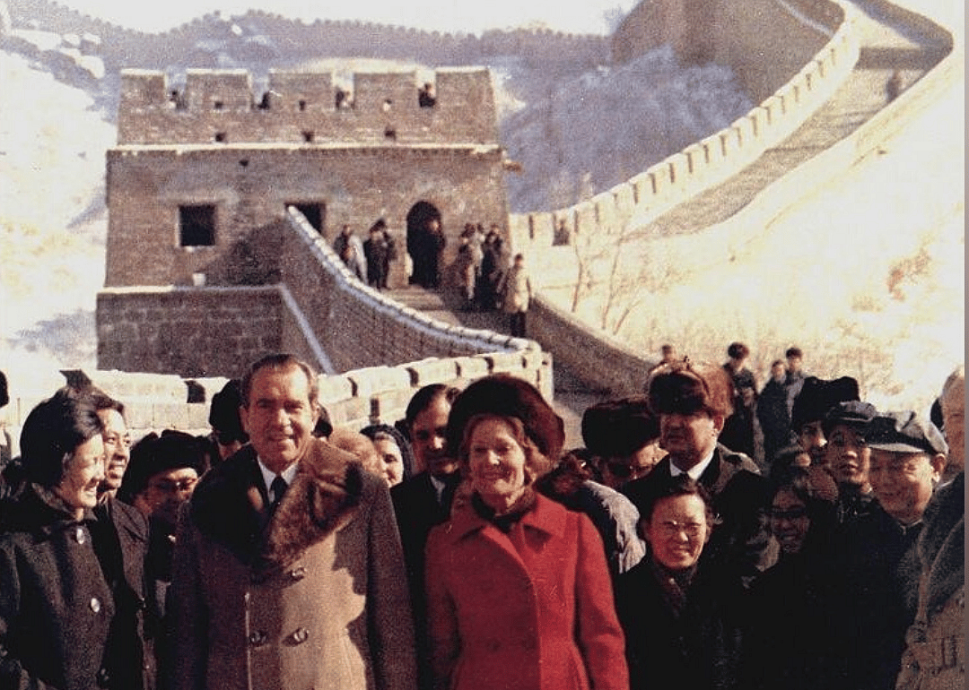 1972: Nixon visits China