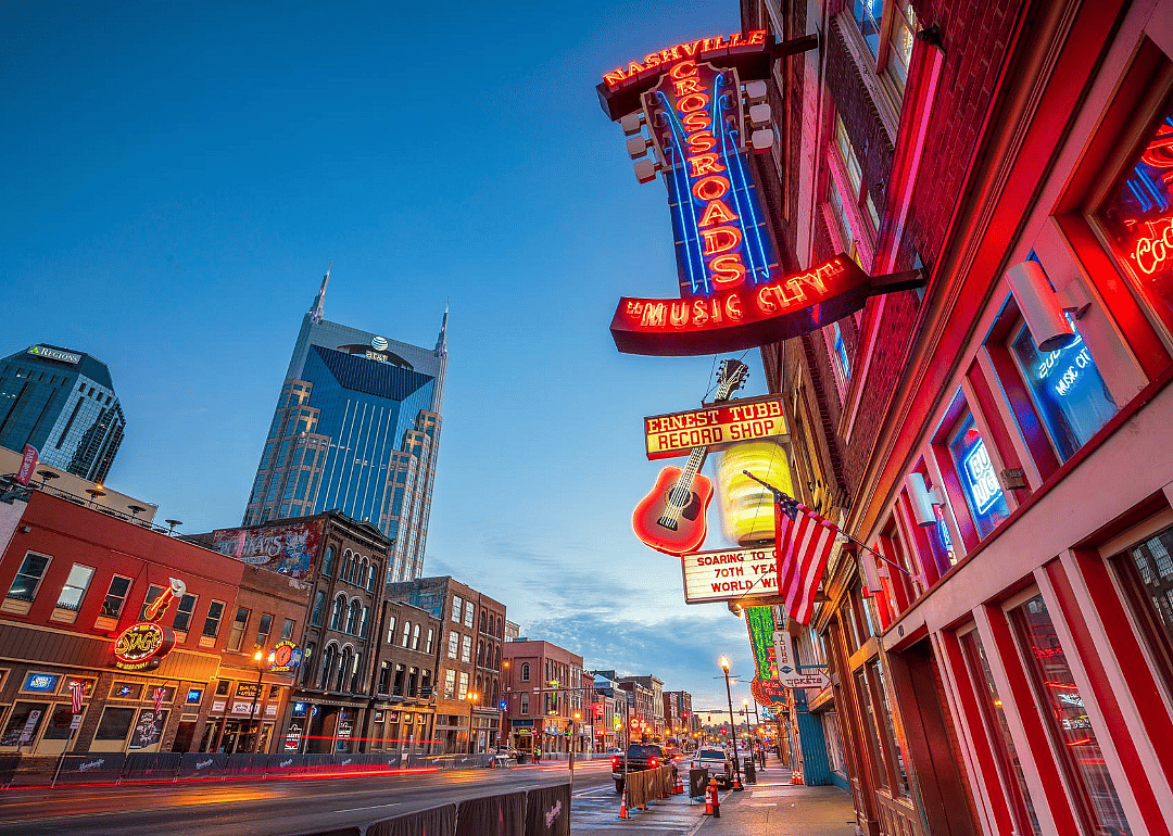#88. Nashville, Tennessee (tie)