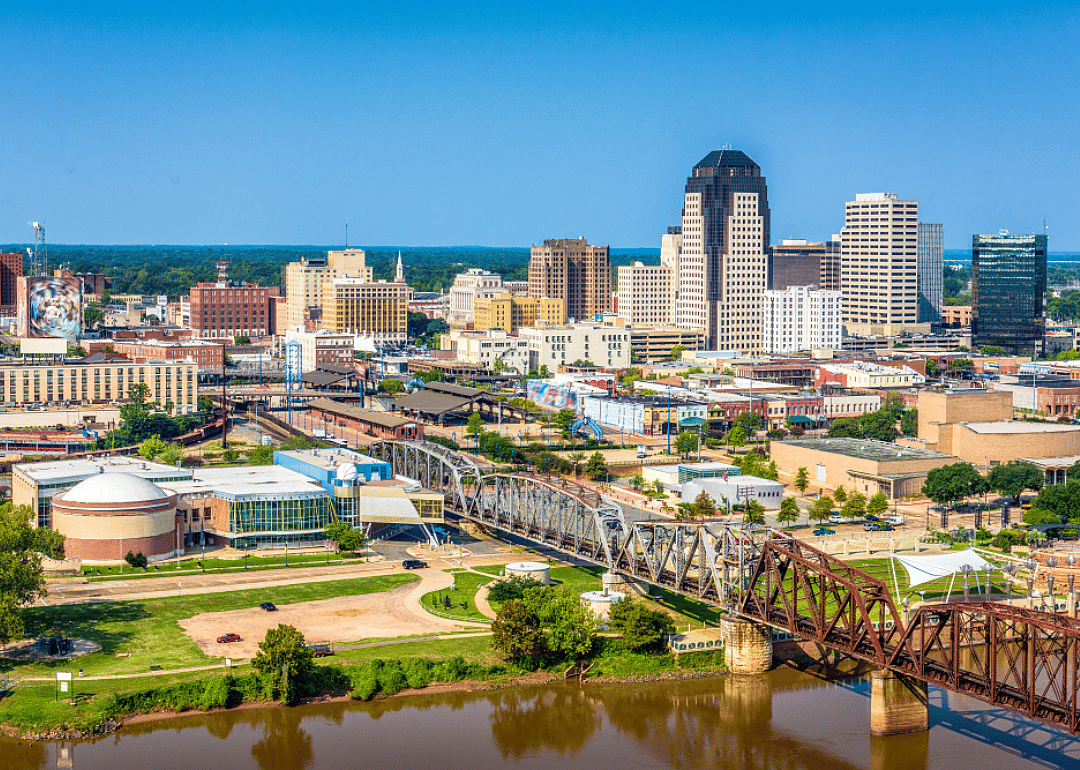 #10. Shreveport, LA