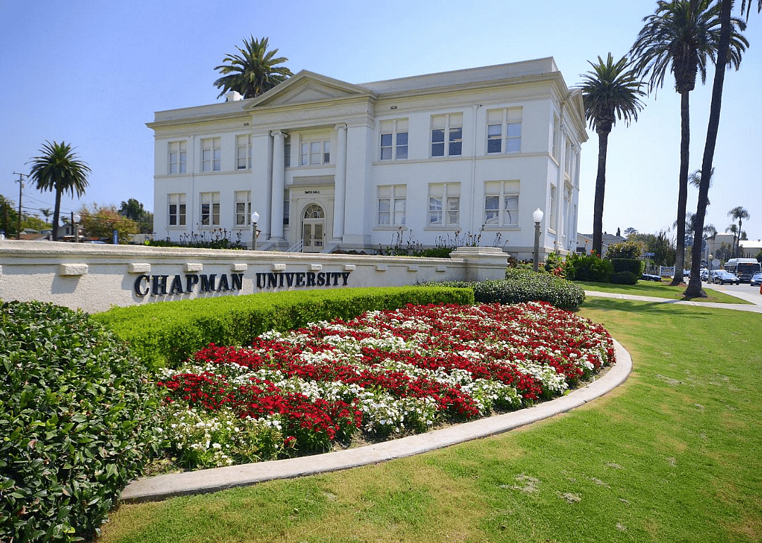 #44. Chapman University (tie)