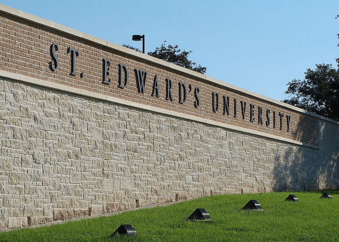 #27. Saint Edward's University (tie)