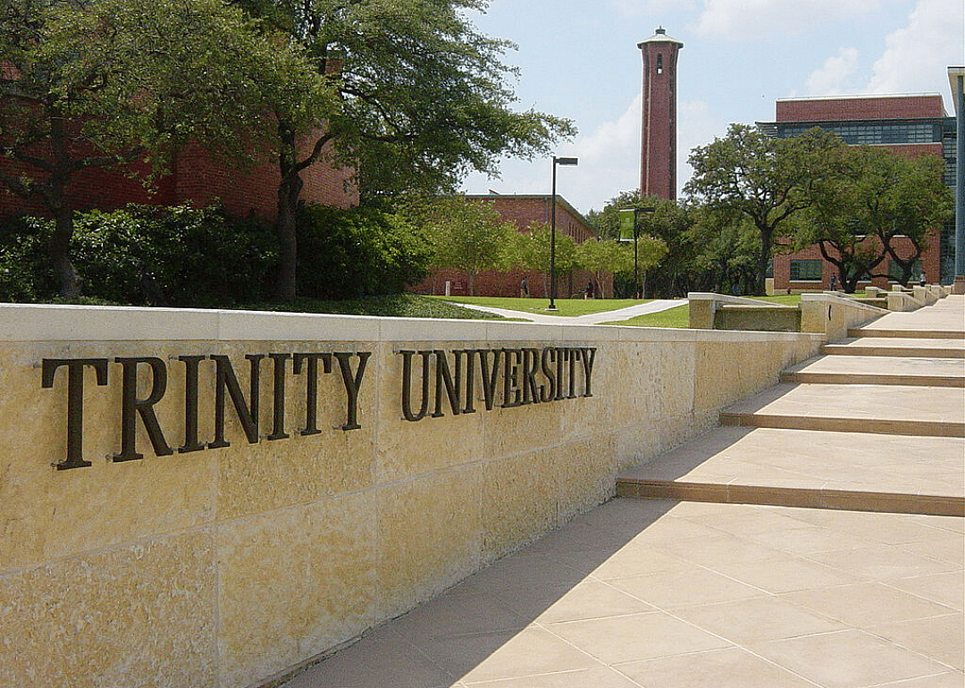 #23. Trinity University - Texas (tie)