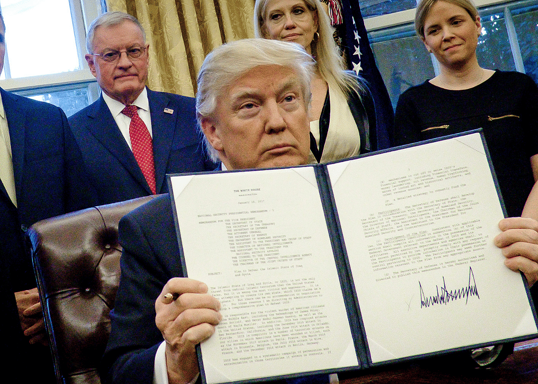 Trump repeals environmental regulations, enacts immigration ones