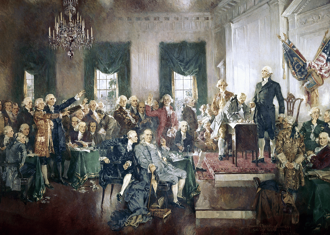 The Electoral College system was created in 1787