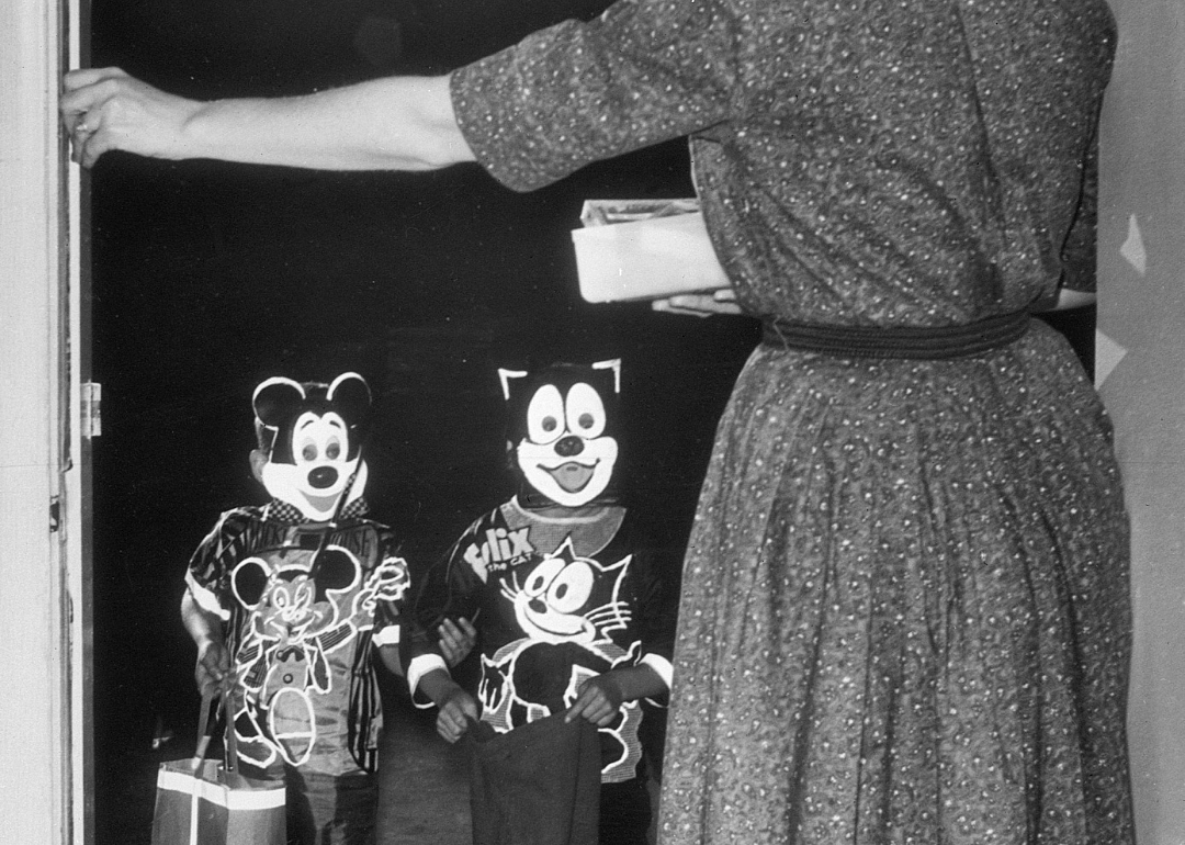 Mickey Mouse and Felix the Cat