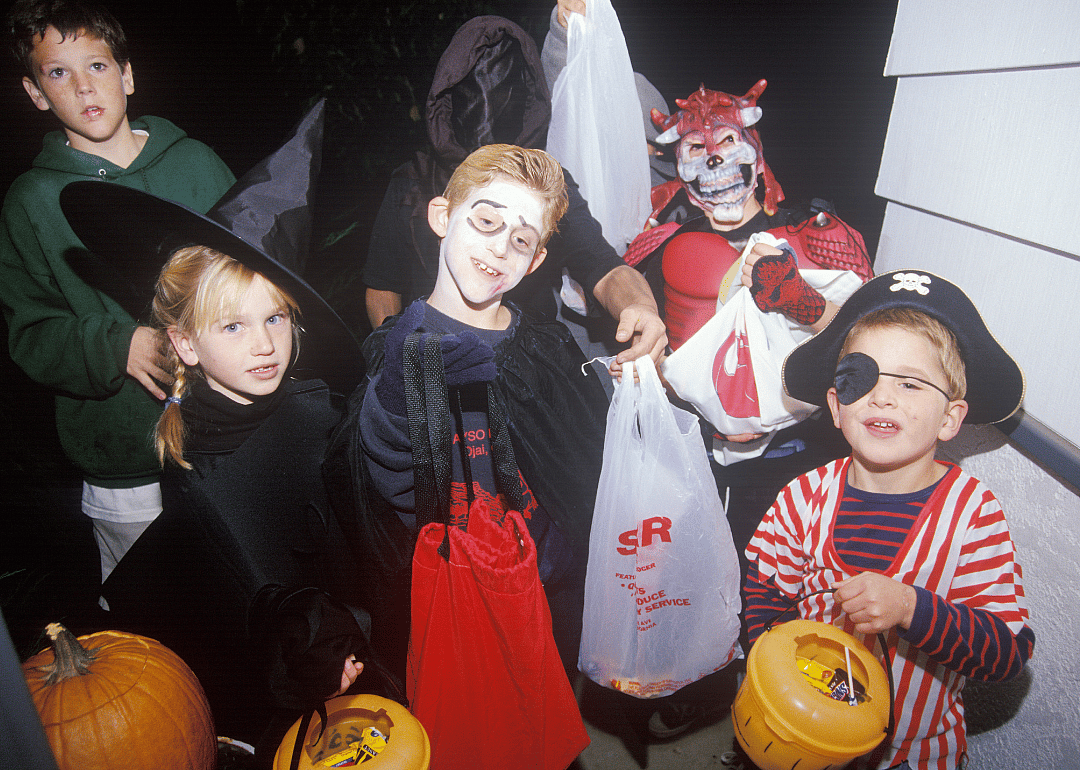 A witch, ghoul, ninja, and pirate