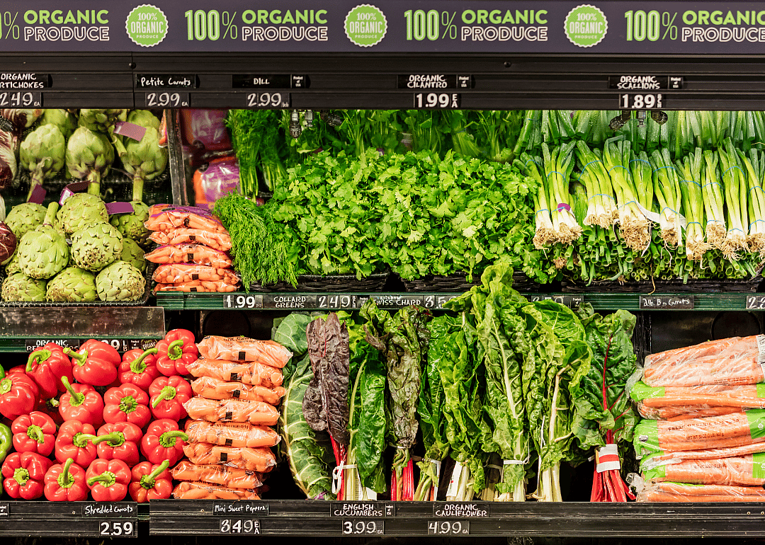 Fruits and vegetables