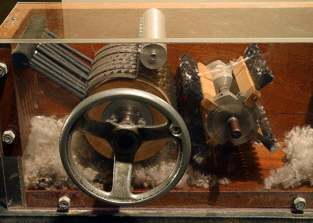1794: Eli Whitney invents the cotton gin