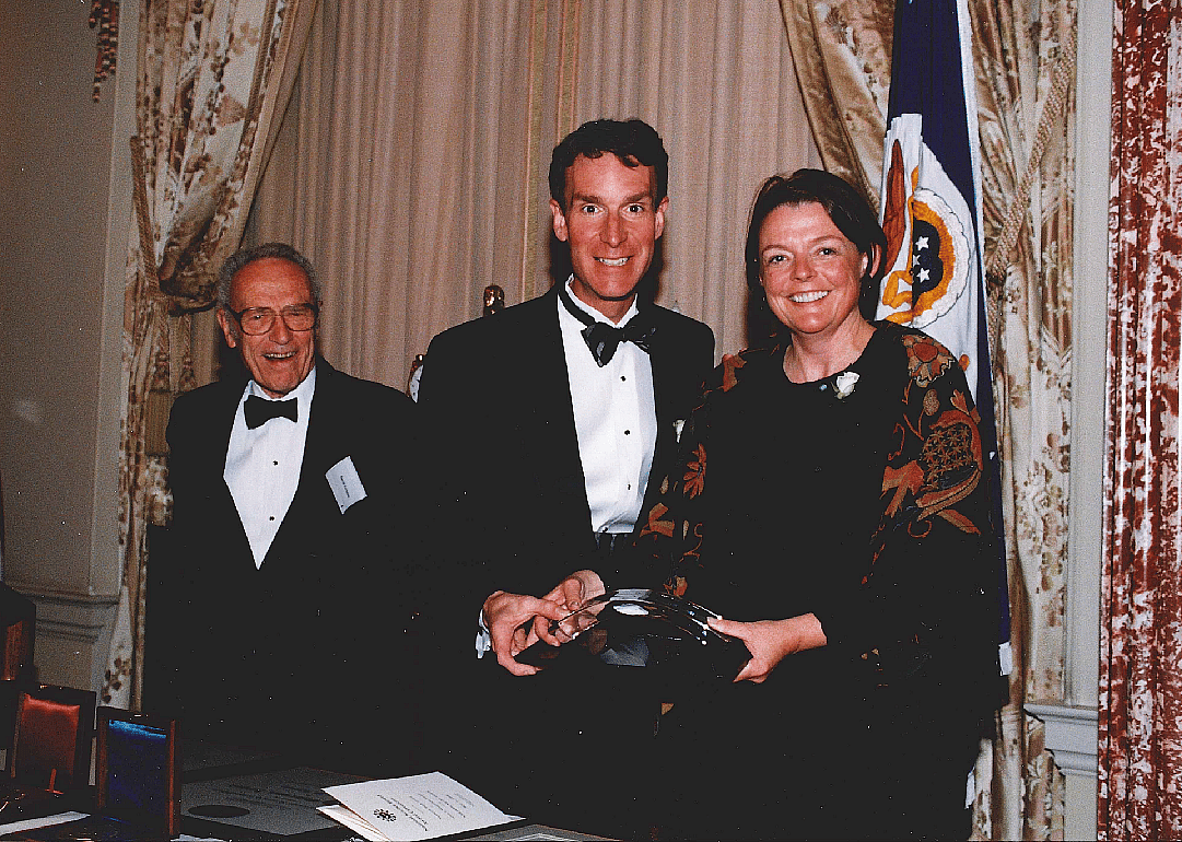 1999: Earns honorary doctor of science degree