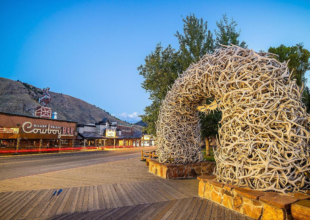 Downtown Jackson Hole.