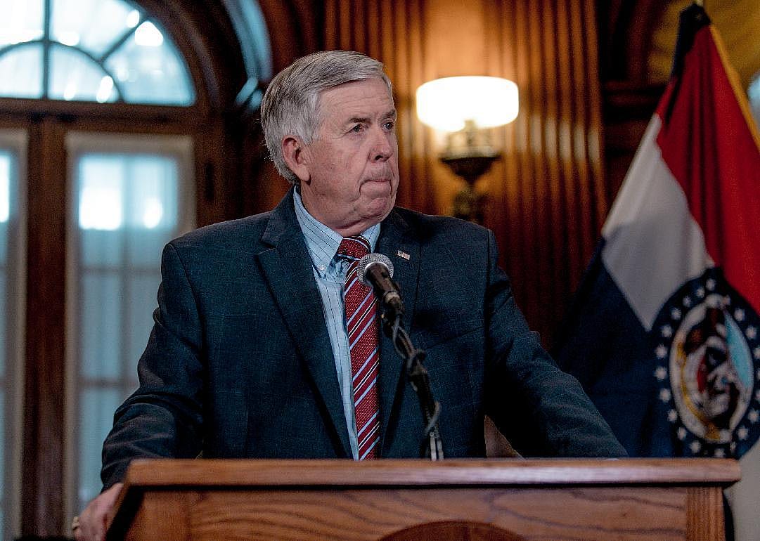 #34. Mike Parson (Missouri) (tie)