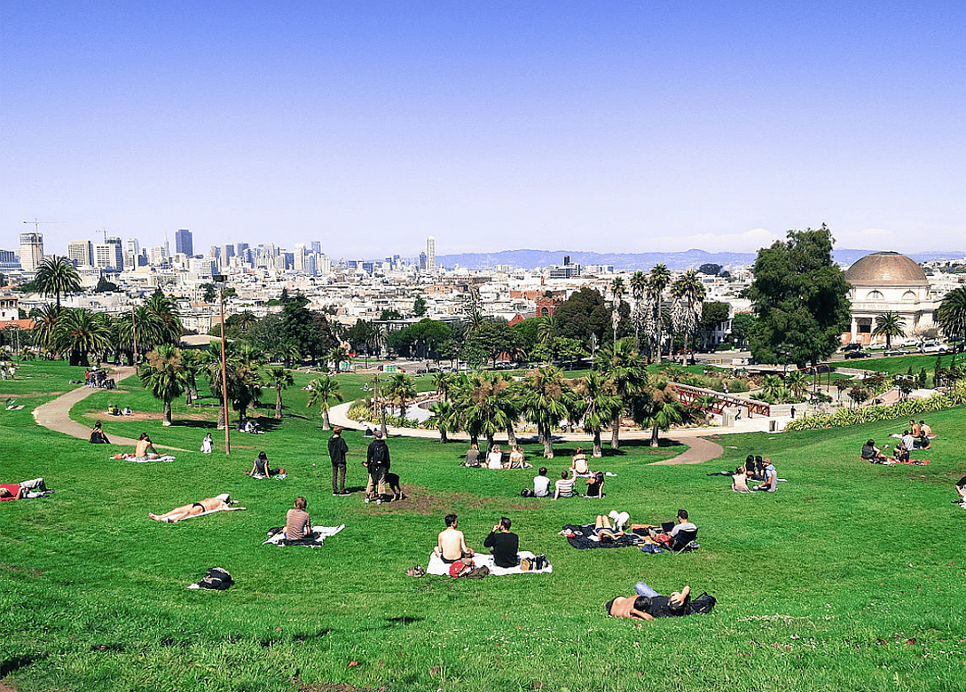 #2. Mission Dolores Park